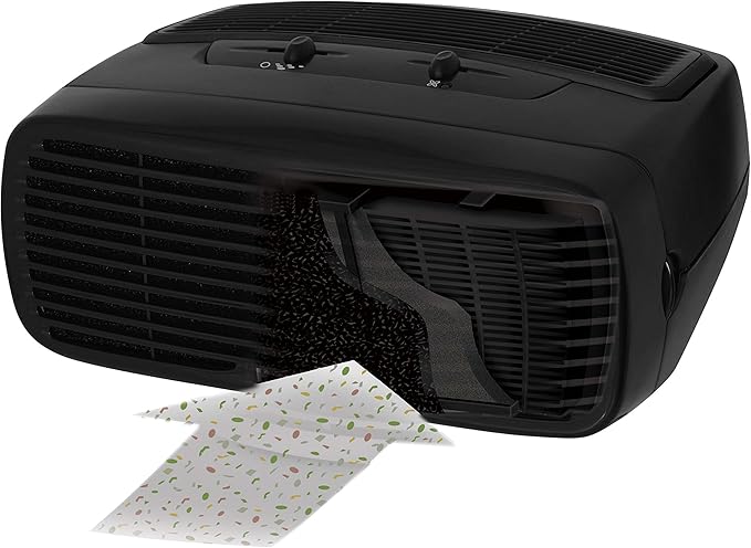 Holmes Desktop HEPA Type Air Purifier with Optional Ionizer | Small Air Purifier | Air Cleaner Purifier (HAP242B-U)