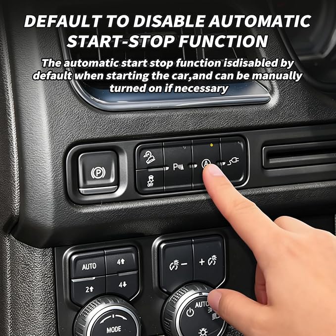 Auto Start Stop Eliminator for GMC 2021-2026 Yukon & 2021-2026 Chevy Tahoe | Suburban Turn Off Idle Engine System Start Stop Disable Plug Play No Error Accessories