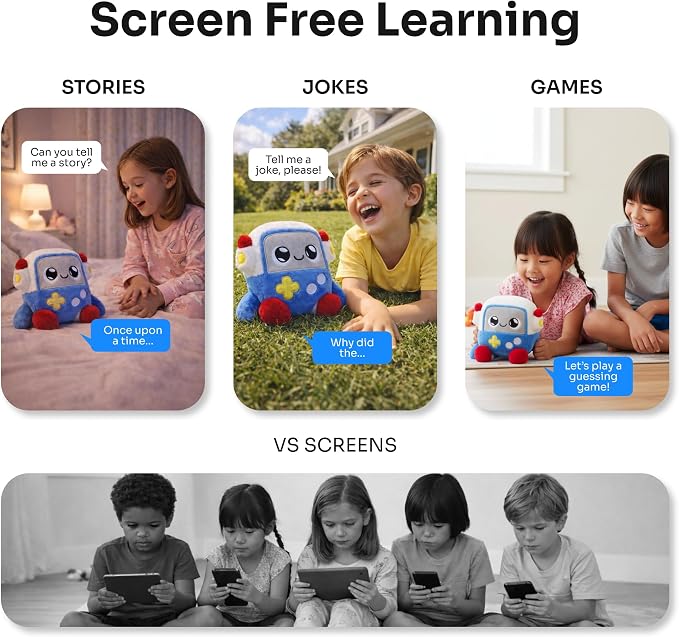 CURIO Interactive AI Learning Toy, Voice-Powered, WiFi Connected, Ages 3+ (GABBO V2)