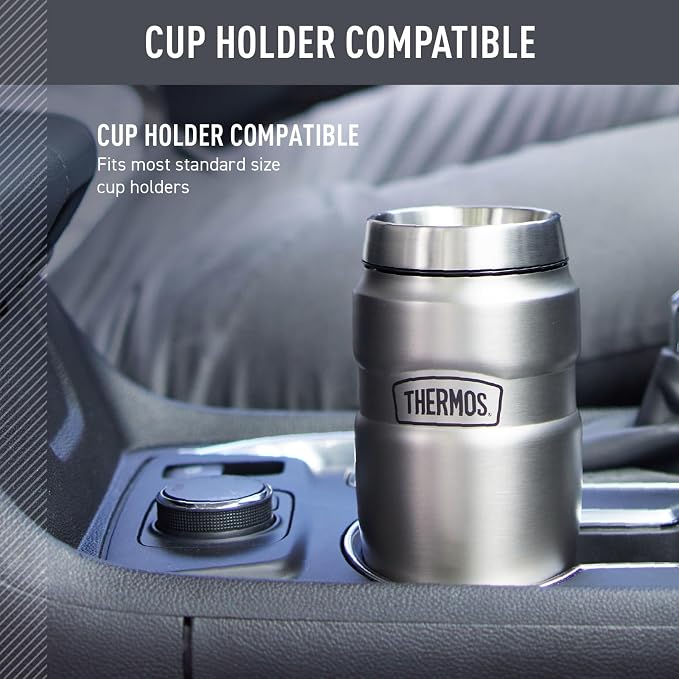 THERMOS Stainless King Vacuum-Insulated Stainless Steel Tumbler - 16oz, Matte Teal - Insulated Coffee Tumbler for Hot & Cold Drinks - Leak-Proof & Sweat-Proof for Commuting & Traveling