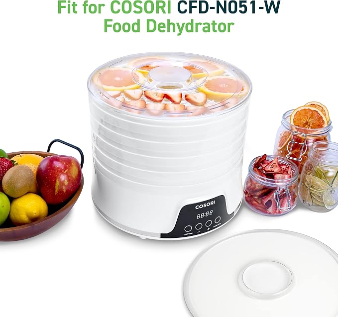 Cosori Food Dehydrator Accessories, Fruit Leather Roll Sheets for 5 Tray CFD-N051-W Only, BPA-Free, CFD-FR051-WUS, 2 Pack