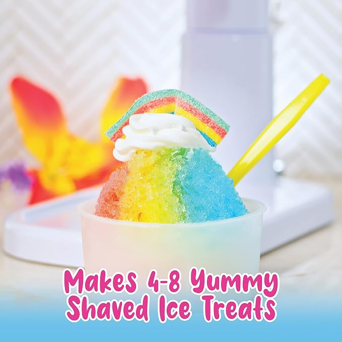 Hawaiian Shaved Ice S777 HomePro Shave Ice Machine With 3 Flavor Snow Cone Syrup Pack Including Party Ready Accessories