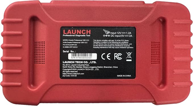 LAUNCH OBD2 Scanner 2026 New CRP129X V2.0 (Upgraded of CRP129X,CRP123X Car Scanner), 12 Resets Scan Tool, Android 8.1 AutoVIN, 4 System Diagnostic Scanner,r, Lifetime Update, 5 Years Backup