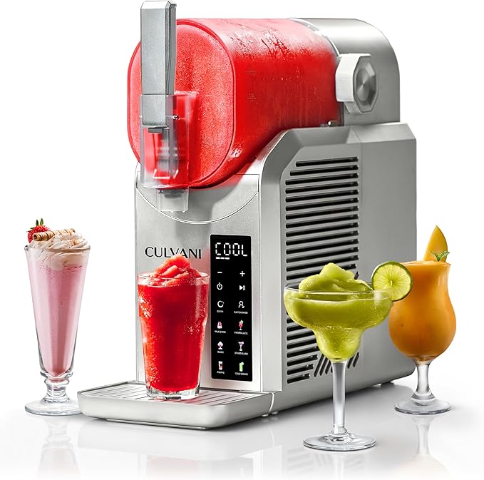 Slushie Machine for Home 68 Oz— Chillux Slushy Machine with 6 Preset Modes (No Ice Needed) — Frozen Drink Machine for Margaritas, Frappes & More