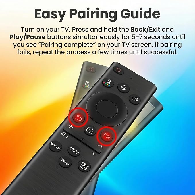 for Samsung TV Remote BN59-01385A, Compatible with Samsung Smart TV 2019-2025,Solar Charging Voice Remote, USB-C Rechargeable