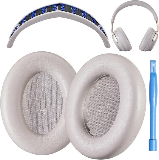 AHG Accessory House Global QC Ultra Replacement Ear pad and Headband Pad Kit Cushion Compatible with Bose QuietComfort Ultra Wireless Headphones (Sandstone). Easy DIY Installation + Great Comfort