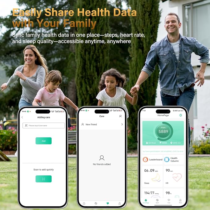Smart Ring for Women and Men – Fitness & Health Smart Ring with Heart Rate and Sleep Tracking – Waterproof Activity & Wellness Ring Compatible with iPhone and Android (11#)