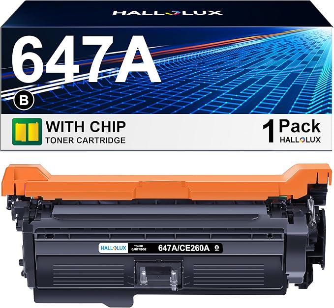 647A CE260A Toner Cartridge Replacement for HP 647A Black Toner Cartridge Works with HP Color LaserJet Enterprise CM4540 MFP, CP5024, CP4525 Series Printer (1 Black)