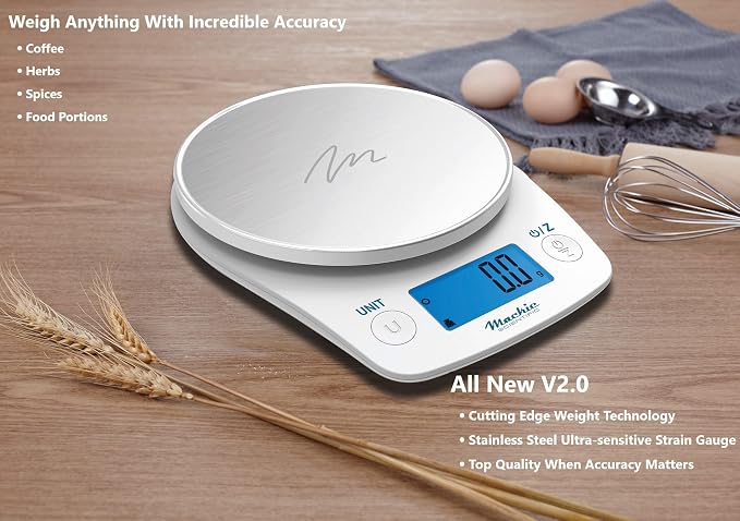 NUTRA TRACK C19, an American Comany, You CAN FIND Cheaper BUT You Can't FIND Better, 12lbs Family Food Kitchen Scale, Solid Glass Top, Designed in Seattle WA
