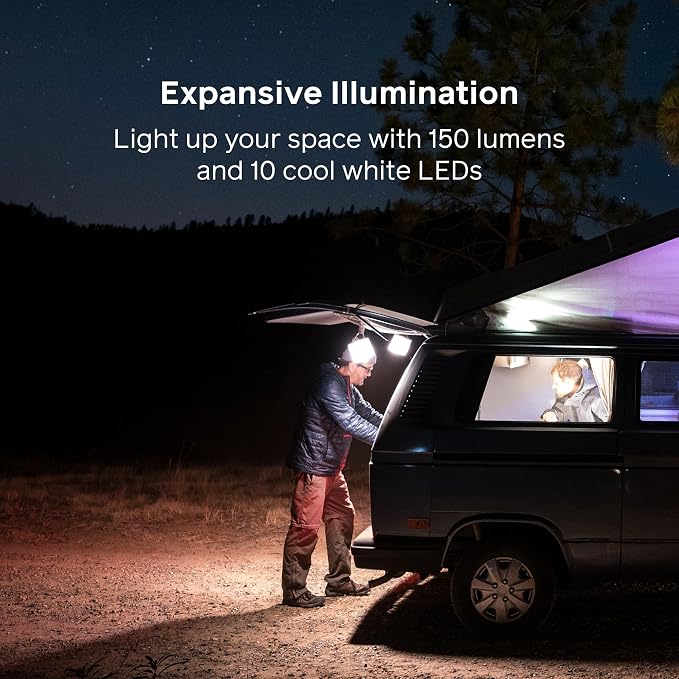 BioLite Luci Charge Inflatable Rechargeable Solar Camping Lantern, Charge 150