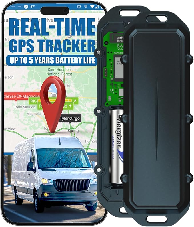 Lonestar Tracking Barra GPS – 4G & 5G GPS Tracker for Vehicles, Trucks, Trailers & Assets, Long Battery Life, Rugged IP68 Waterproof, Tamper Alerts, Adaptive Real-Time Tracking (Low Cost Subscription)
