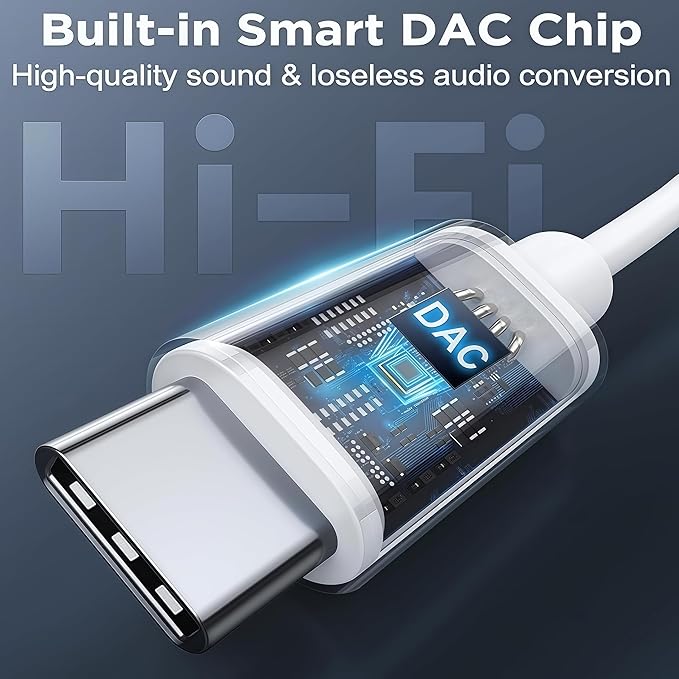 10 Pack Usbc to 3.5mm Jack Audio Adapter,The Headphone Adapter to USB C Compatible with iPhone 17/16/15 Series,Samsung Galaxy S25,S24,S23 Ultra,Note 20,iPad Pro,MacBook,Pixel XL and More