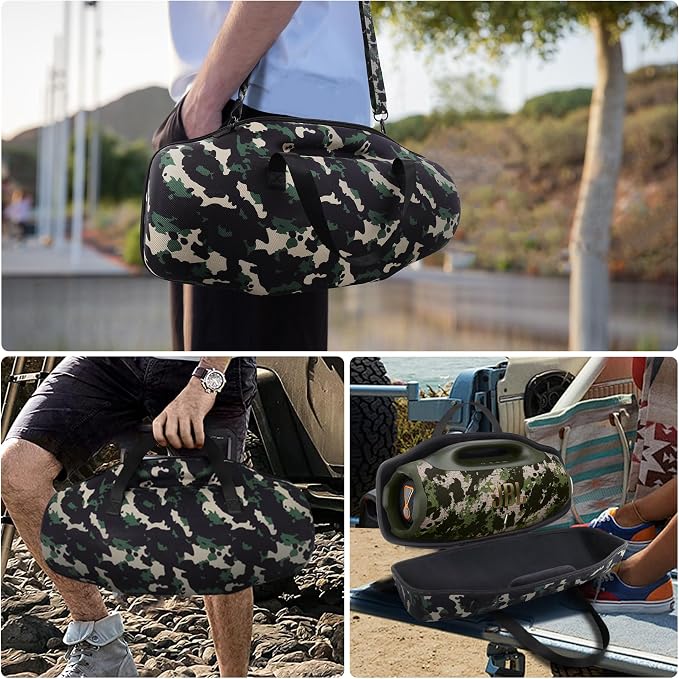co2CREA Hard Travel case Replacement for JBL Boombox 4 Waterproof Portable Bluetooth Speaker (Camo Case)