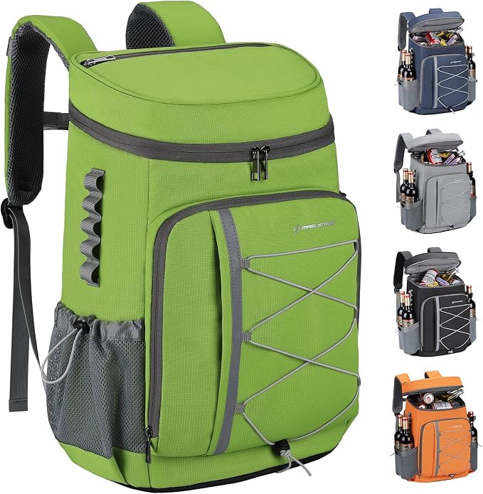 Maelstrom Cooler Backpack - 35/50 Can Insulated Soft Cooler Lunch Bag for Camping, Beach, Hiking & Shopping