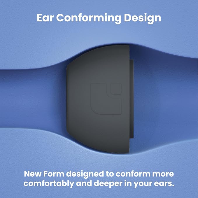Foam Masters Ultra-Premium Memory Foam Ear Tips for AirPods Pro 3rd Gen (2025) | 3 Pairs | New Ver. | Secure Fit | Super Comfort | Better Noise Cancel | Replacement Buds (Assorted S/M/L, Space Gray)