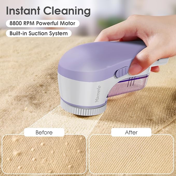 Fabric Shaver BWG-507 Purple & Electric Lint Remover M22-G Blue