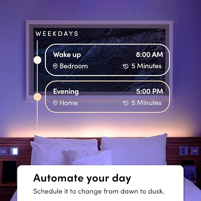 LIFX Supercolor Smart LED Strip Lights 6.6ft (80 inch Kit), Color Changing Multizone RGB + Tunable White, 16 Color Zones, Apple HomeKit, Alexa & Google Home, Music Sync, Dimmable
