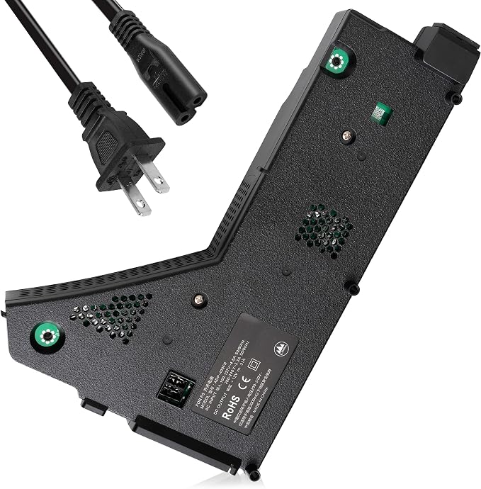 for PS5 Power Supply ADP-400FR PA-1401-JT3 Internal Power for 1200 Series Host Source Replacement with AC Adapter Console Power Adapter with Power Cord