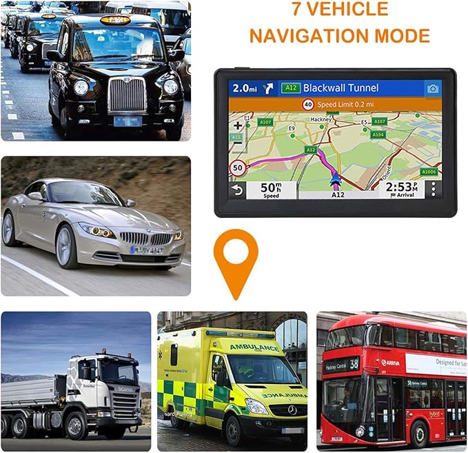 OHREX N700 GPS Navigator for Car Truck RV, Truck GPS Commercial Drivers,Large 7”Trucker GPS,Latest 2026 Map with Free Lifetime Updates,Custom Routing,Driver Alerts