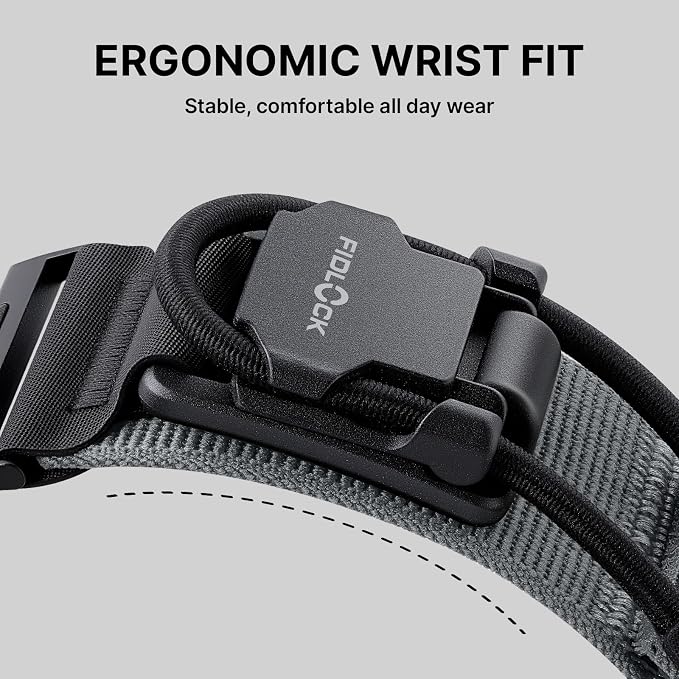 Bandletic Compatible with Apple Watch Bands for Men, Stretchy Nylon Sport Bands with Magnetic Fidlock Hook Rope Buckle for iWatch Ultra 3/2/1 49mm, Series 11/10 46mm, 9/8/7 45mm, SE/6/5/4 44mm