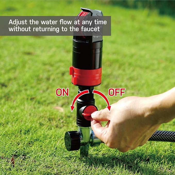 Eden 96998 1/2 Inch Zinc Flow-Through Lawn Sprinkler Spike Base (3-Pack); Sprinkler Heads Sold Separately