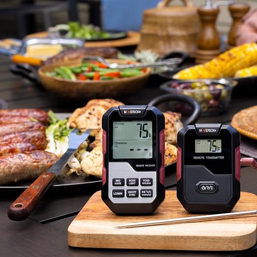 MAVERICK Wireless Extended Range Digital Instant Read Cooking Kitchen Grilling Smoker BBQ Probe Meat Thermometer (XR-30R)