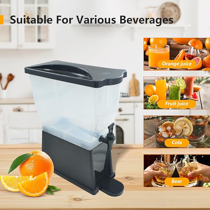Cliva 3 Gallon Drink Dispensers,Beverage Dispenser For Home And Kitchen,Drink Dispensers For Parties,Juice Dispensers