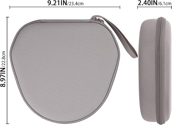 co2CREA Hard Case with Sleep Mode Replacement for Apple AirPods Max 2 / AirPods Max Wireless Over-Ear Headphones (Sandstone Case)