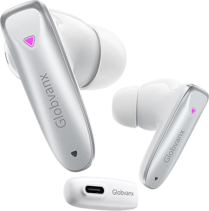 V2 Wireless Gaming Earbuds with 20ms Low Latency, 2.4GHz USB-C Dongle & Bluetooth 5.4 — Designed for Meta Quest 3S, Quest 3, Quest 2, PS5, PS4, PC, Switch, Steam Deck — Noise-Cancelling Mic