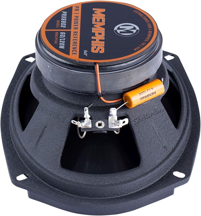Memphis PRX6902 Power Reference Series 6x9 2-Way Coaxial Speakers with Swivel Tweeters - Pair