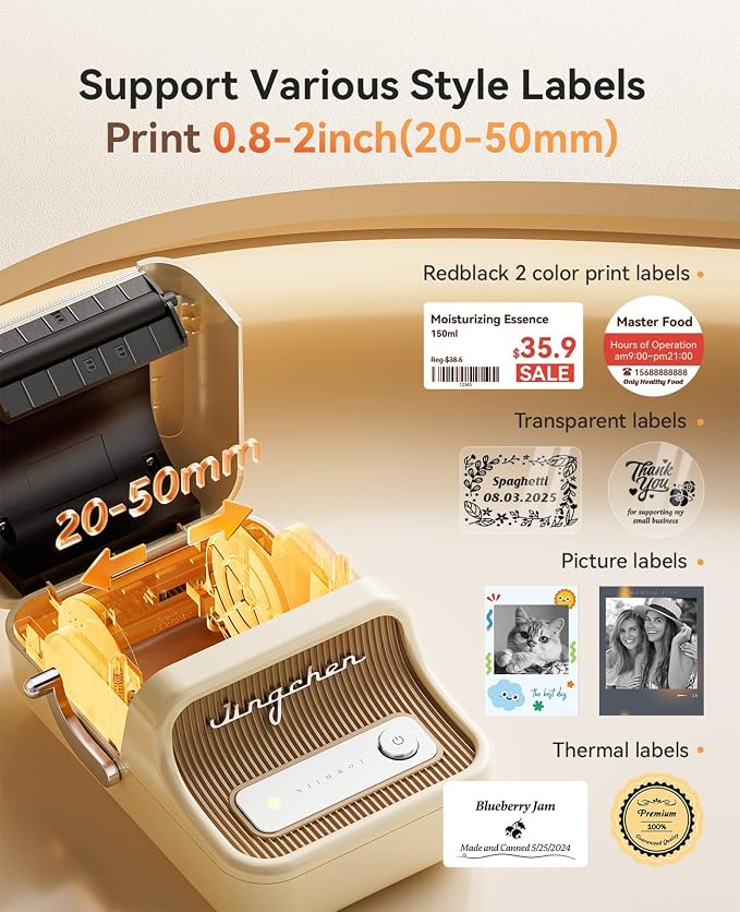NIIMBOT B21 Pro Label Maker, 300DPI HD Label Printer, Ideal for Photos,Study Graphics, Stores,Notes,Small Business, Comes with 3 Rolls of Labels