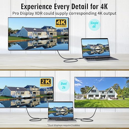 CABLEDECONN USB C 3.2 Gen-2 240W Straight Extension Cable 1m 3.3ft Data Transfer 20Gbps 48V/5A Charging Cable Type-C 4K Video Output Compatible with Thunderbolt 3 USB-C Computers