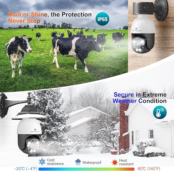 SYMYNELEC 5GHz/2.4GHz Light Bulb Security Camera Outdoor Waterproof 2.5K, Dual-Band WiFi Light Socket Security Camera with AI Human Motion Detection Tracking 4MP Color Night Vision Siren Alarm Alexa