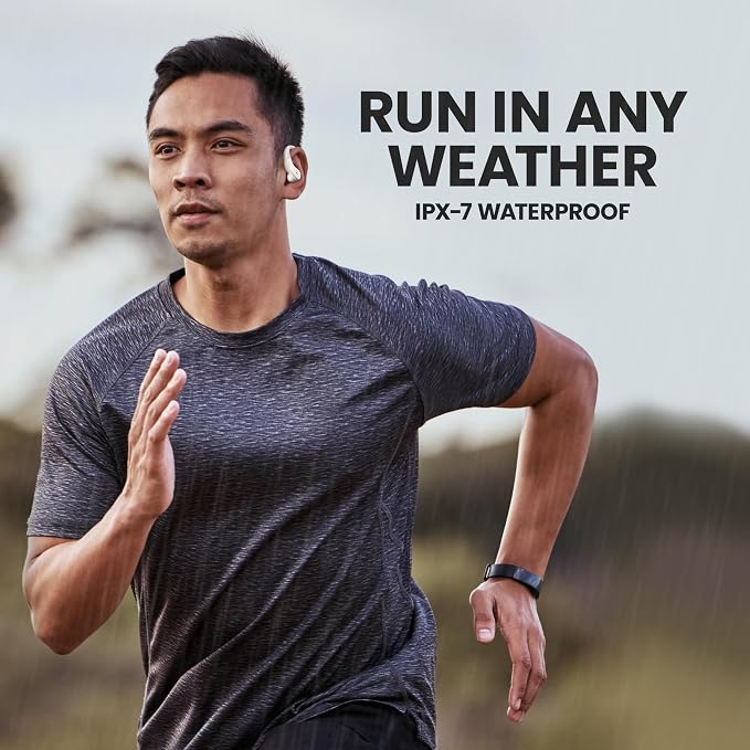 Back Bay Audio - Runner Wireless Earbuds for Running, Workout Wrap Around Earbuds Bluetooth Headphones for Sports, Around the Ear Wireless Bluetooth Running Headphones, Hook Over Earphones Earhooks