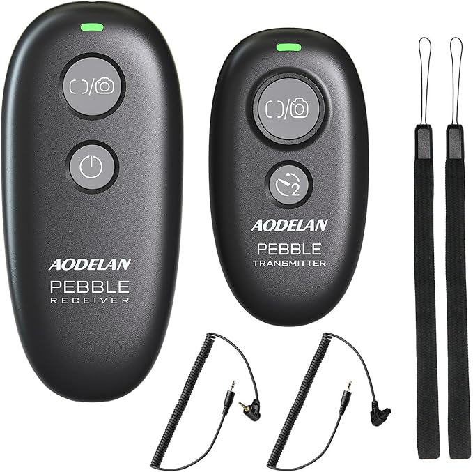 Camera Wireless Shutter Release Remote Control for Canon EOS R5 C, R3, R6, 5D, For Fujifilm GFX 50S II, for Olympus E-M1 Mark III, E-M5 III;Replaces Canon TC-80N3, RS-60E3, Fuji RR-100, Olympus RM-CB2