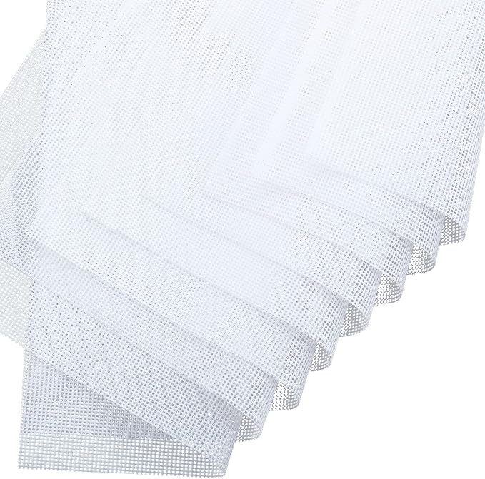 Blulu 8 Pieces Silicone Dehydrator Sheets Mesh Dehydrator Trays Non-stick Food Fruit Mats Reusable Steamer Mesh Mat for Fruit Food Dryer Square 14 x 14 Inch