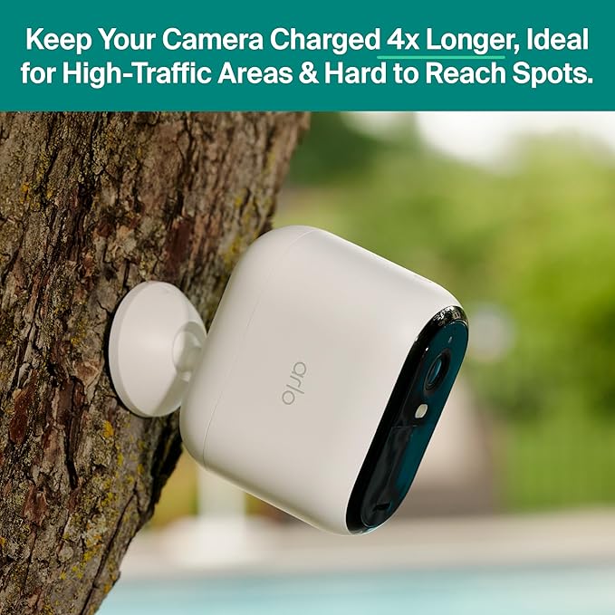 Wireless Outdoor Camera with 4X Longer Battery - Essential XL Security Camera 2K (3rd Gen, Latest Release), Person Recognition, Package Detection, Animated Preview, 1-Mo. Trial of Secure Plan, 3 Cam