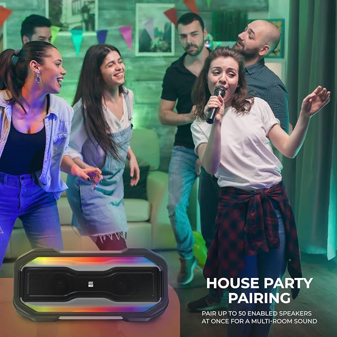 Altec Lansing - Portable Bluetooth Speaker, Waterproof IP67