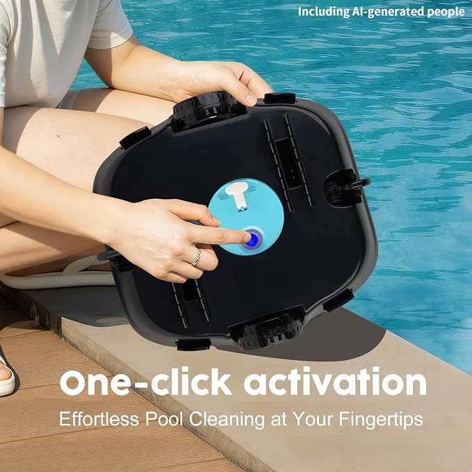 Robotic Pool Cleaner, Cordless Pool Vacuum with 18.5 GPM Powerful Suction,120-Min Runtime, Self-Parking, Pool Vacuum for Above-Ground & Flat Pools to 860 sq.ft，Gray