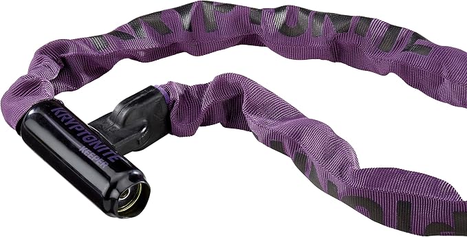 Kryptonite Keeper 785 Bike Chain Lock, 2.8 Feet Long Heavy Duty Anti-Theft Bicycle Chain Lock with Keys for Bike, Motorcycle, Scooter, Bicycle, Door, Gate, Fence | chain-bike-locks