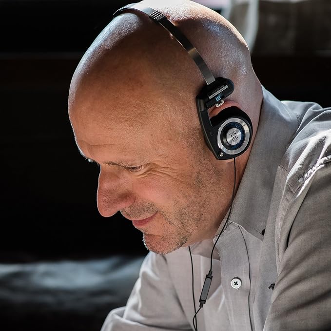Koss Porta Pro with Microphone and Remote On-Ear Headphones, In-Line Microphone and Touch Remote Control, Wired with 3.5mm Plug | Inline microphone, 1-touch remote, rugged cable system, on-ear headphones