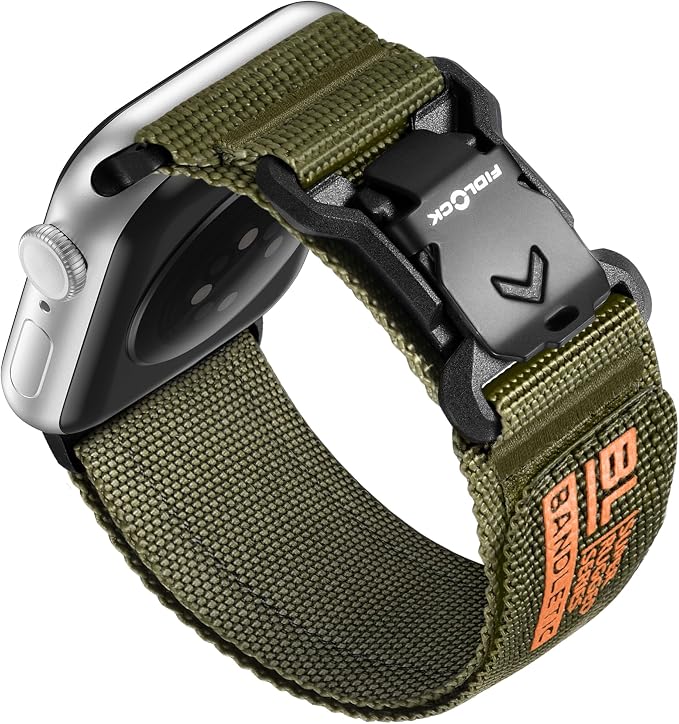 Bandletic Compatible with Apple Watch Series 11 Bands for Women Men, Soft Nylon Strap with Magnetic Fidlock V-Buckle for iWatch 42mm(Series 11/10), 41mm(9/8/7), 40mm(SE3/SE2/SE/6/5/4), 38mm(3/2/1)