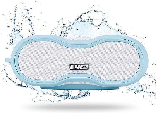 Altec Lansing - BoomJacket Wireless Bluetooth Speaker, Magnetic Waterproof Speaker, IPX7 Outdoor Speaker with 24H Playtime, Portable Speaker with Carabiner, Mountable, Quick Charge