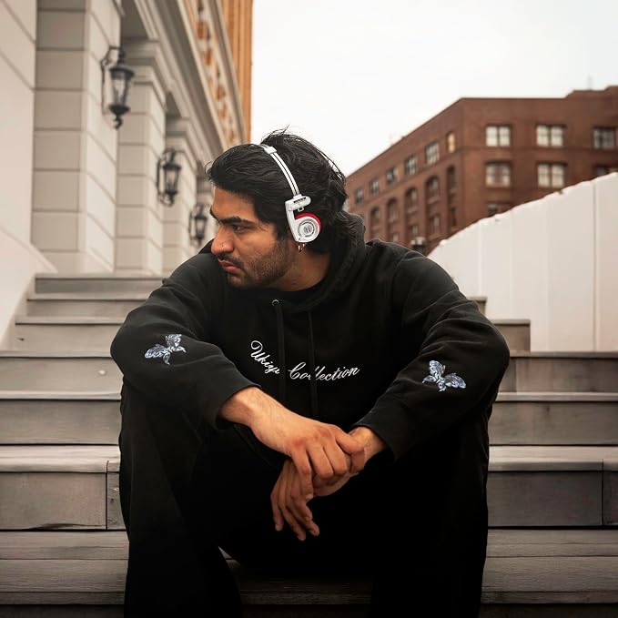 Koss Porta Pro Wireless 2.0 Bluetooth Retro Style On-Ear Headphones, 20+ Hour Battery, USB-C Charging, Microphone, Analog Audio Pass Through, Arctic White