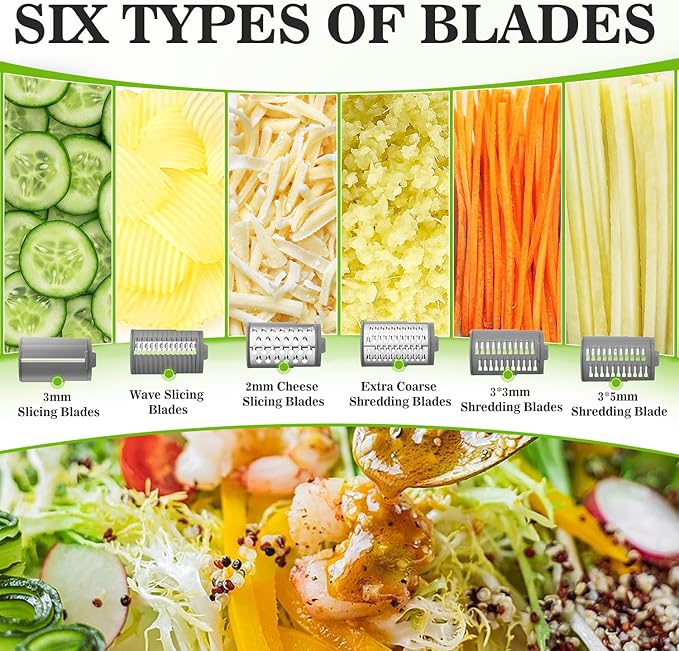 Electric Cheese Grater Rotary Slicer Vegetable Chopper