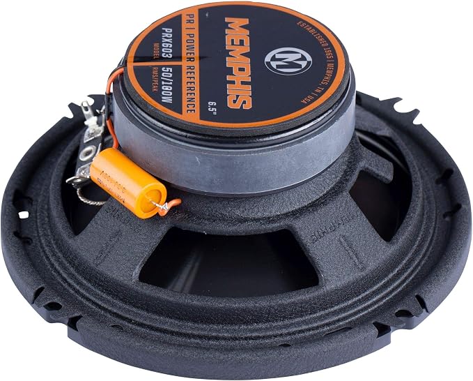 Memphis Audio PRX603 Power Reference Series 6.5" 3-Way Coaxial Speakers with Swivel Tweeters - Pair
