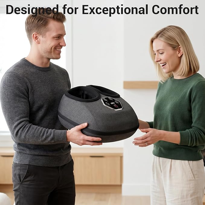 Mynt Shiatsu Foot Massager with Heat, Fathers Day Dad Gifts for Men Husband | [2026 Upgraded] Electric Foot Massage Machine for Plantar Fasciitis, Heated Feet Massage with Multiple Modes,Fits Up to US13