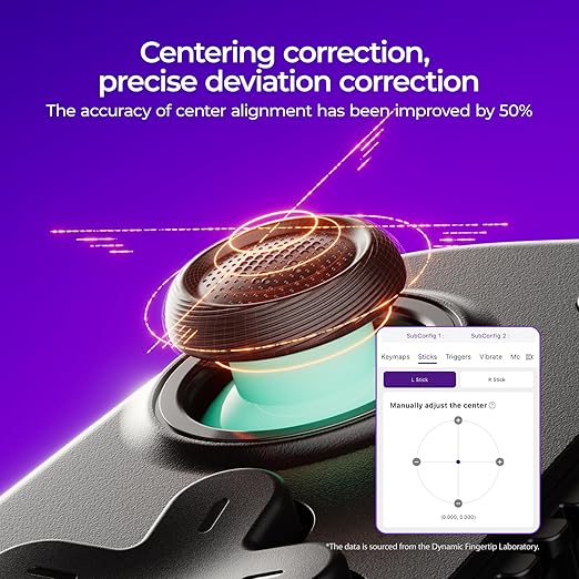 leadjoy Blead Plus Wireless Gaming Controller Hall Trigger/Joysticks Bluetooth Wireless Gamepad with Two DIY Back Keys for Switch/Switch 2/Android/iOS/PC