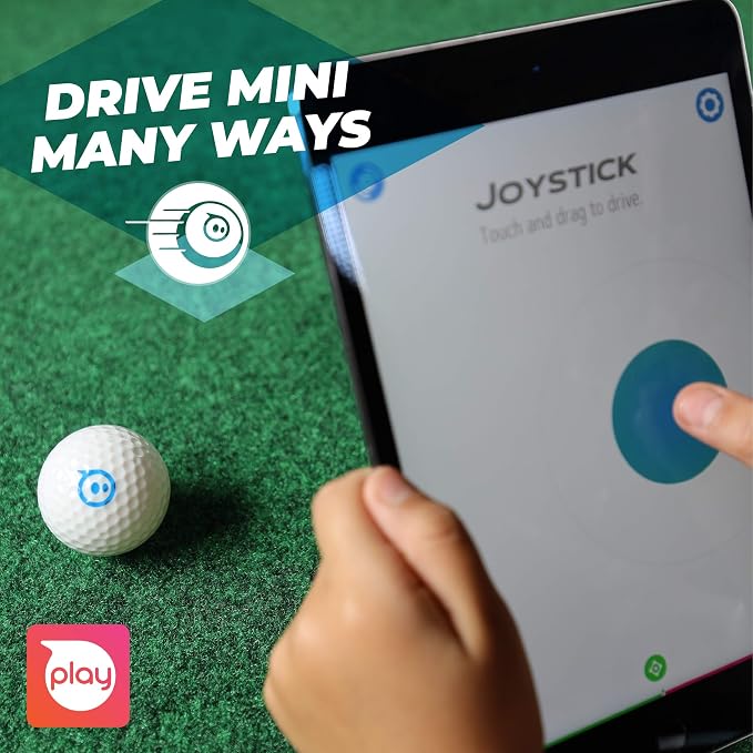 Sphero Mini Golf (White) - Coding Robot Ball - Educational Coding and Gaming for Kids and Teens - Bluetooth Connectivity - Interactive and Fun Learning Experience for Ages 8+ | Educational Coding and Gaming, Bluetooth Connectivity, Interactive and Fun ...