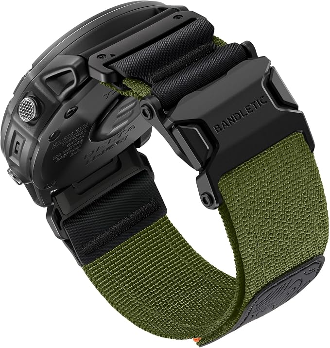 Bandletic Magnetic Bands Compatible with Garmin Quatix 8 51mm Watch Band, 26mm Quick Fit Strap for Fenix 8 51mm/7X 6X Pro/5X Plus/3/3 HR/Instinct 2X 3 50mm/Enduro/Tactix 8 51mm/Epix Pro (Gen 2) 51mm